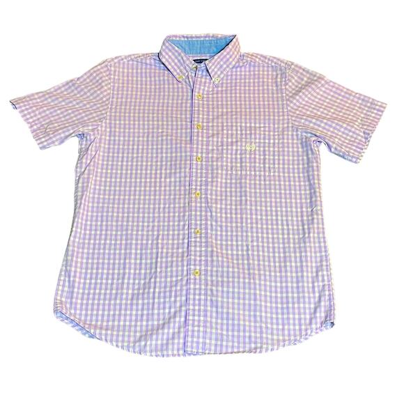 Chaps Easy Care‎ Short Sleeve Button Down Breast Pocket Men's Size S - Picture 1 of 7